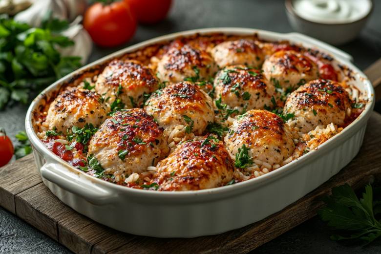 картинка Тефтели мясные с рисом 