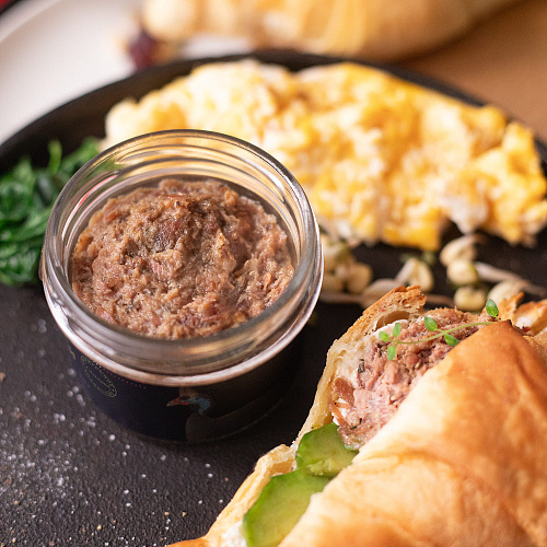 Рийет из цесарки классический