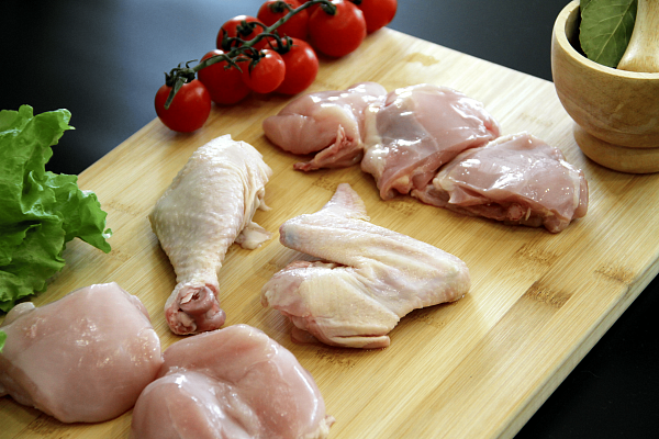 Полтушки цыпленка (порционные кусочки)