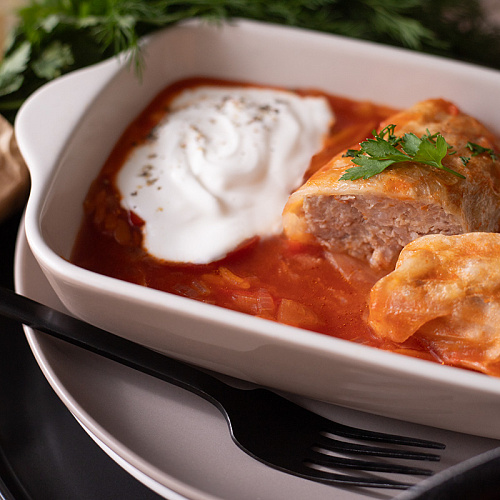 Голубцы мясные с рисом 